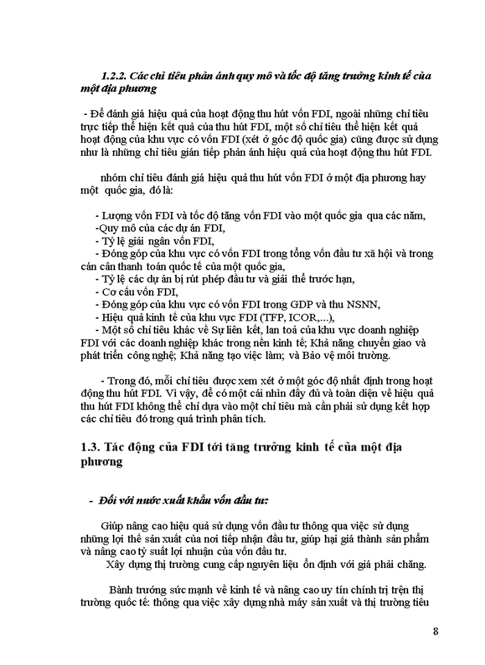 image for page Những tác động đầu tư trực tiếp nước ngoài (FDI) tới  tăng trưởng kinh tế tại Việt Nam giai đoạn 2007-2017
