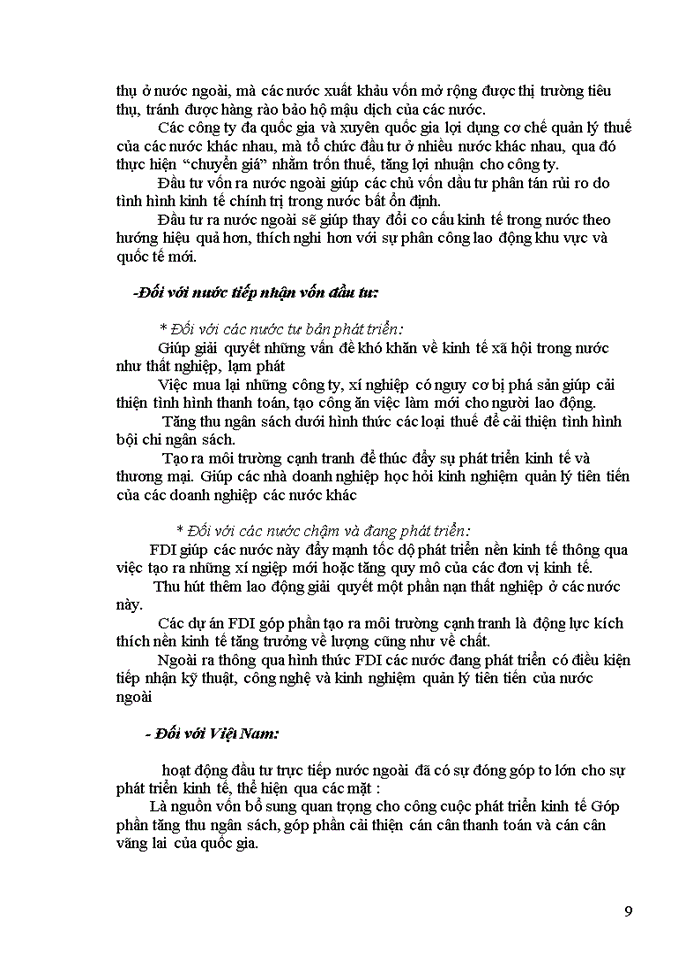 image for page Những tác động đầu tư trực tiếp nước ngoài (FDI) tới  tăng trưởng kinh tế tại Việt Nam giai đoạn 2007-2017
