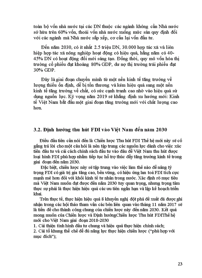 image for page Những tác động đầu tư trực tiếp nước ngoài (FDI) tới  tăng trưởng kinh tế tại Việt Nam giai đoạn 2007-2017