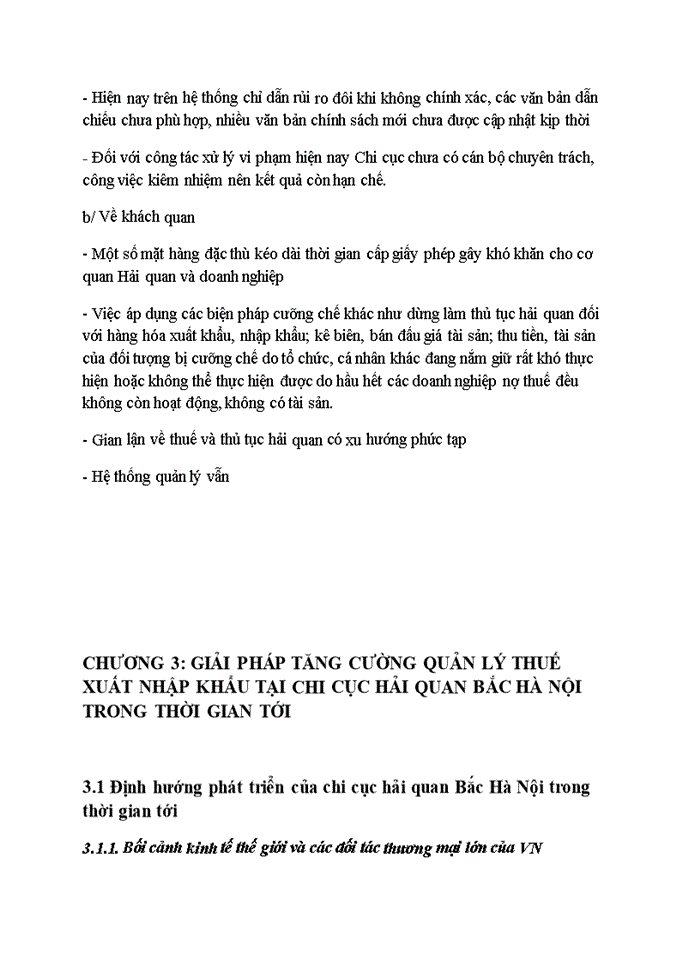 image for page Tăng cường quản lý thu thuế doanh nghiệp xuất nhập khẩu chi cục hải quan Bắc Hà Nội