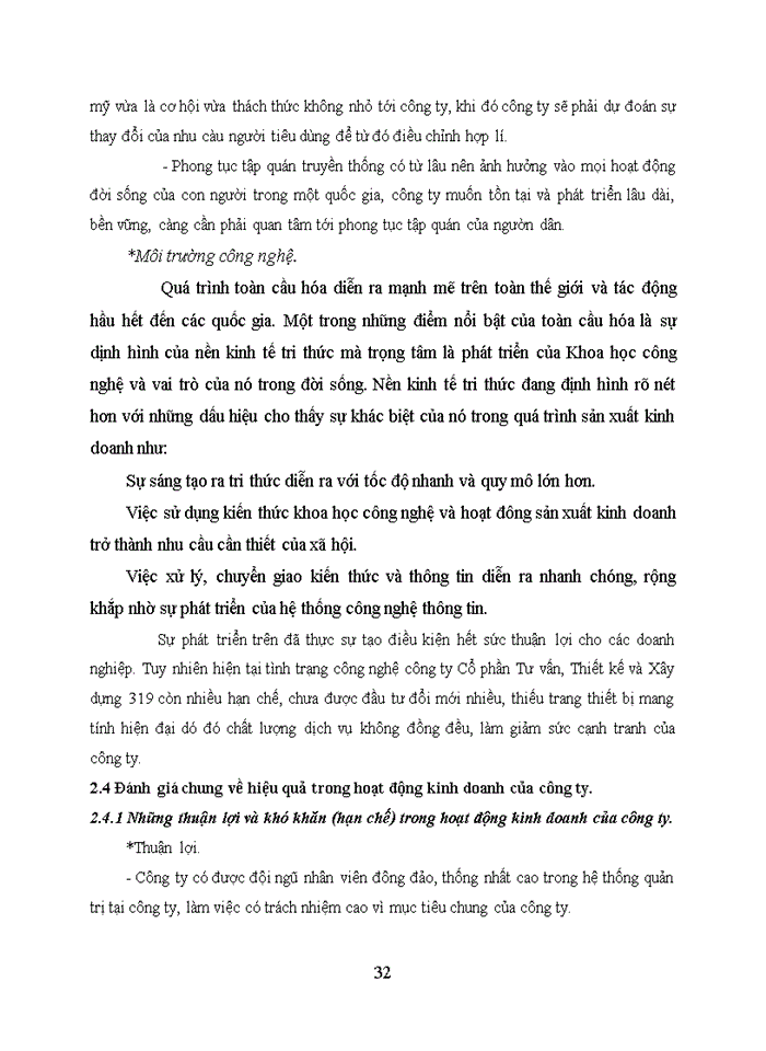 image for page Phân tích hiệu quả kinh doanh của công ty tư vấn, thiết kế và xây dựng 319