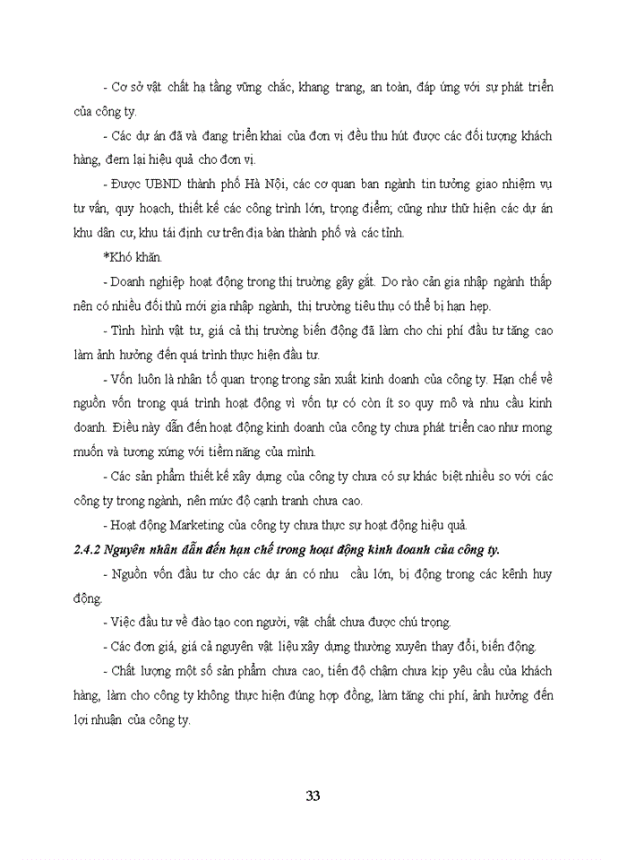 image for page Phân tích hiệu quả kinh doanh của công ty tư vấn, thiết kế và xây dựng 319