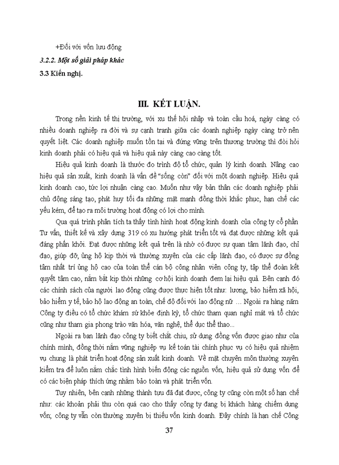 image for page Phân tích hiệu quả kinh doanh của công ty tư vấn, thiết kế và xây dựng 319