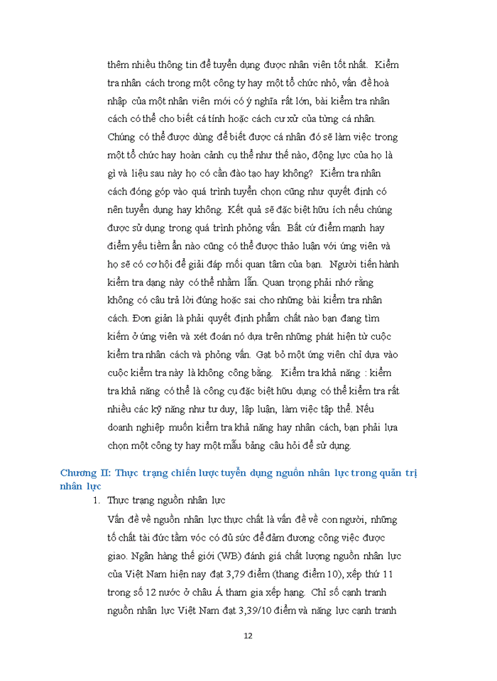 image for page Một số kiến nghị để tăng cường vai trò chiến lược tuyển dụng nhân lực trong quản trị nhân lực của tổ chức