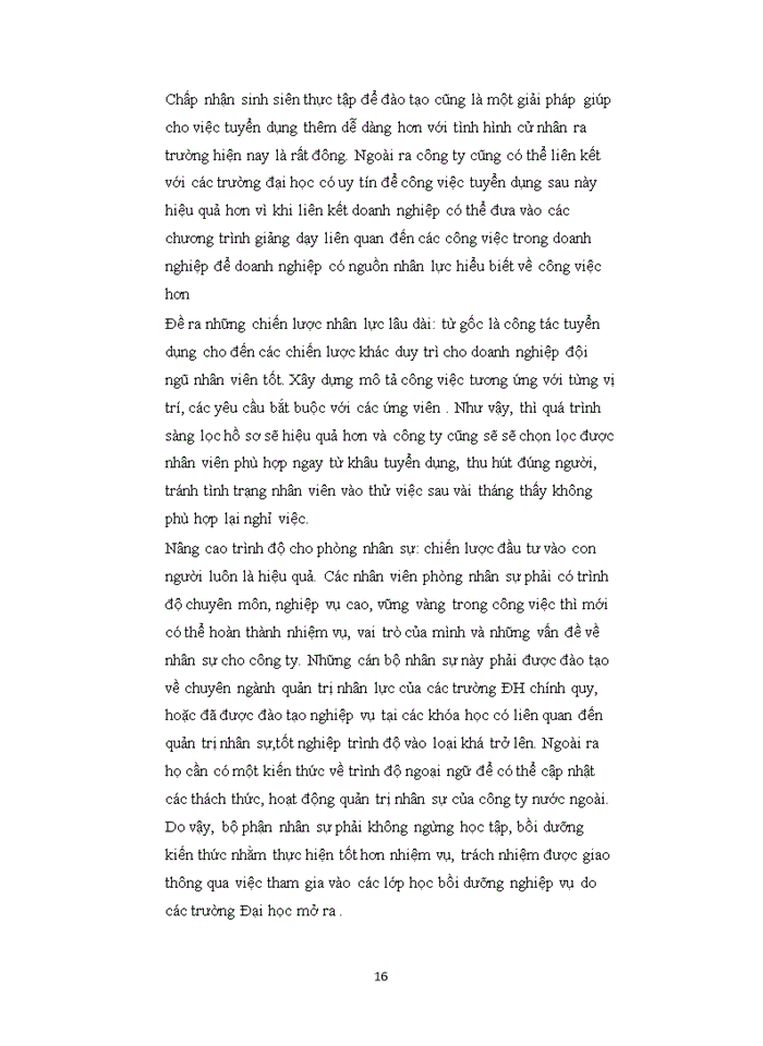 image for page Một số kiến nghị để tăng cường vai trò chiến lược tuyển dụng nhân lực trong quản trị nhân lực của tổ chức