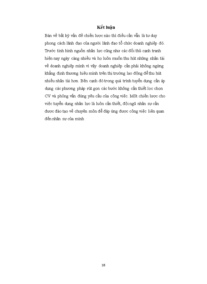 image for page Một số kiến nghị để tăng cường vai trò chiến lược tuyển dụng nhân lực trong quản trị nhân lực của tổ chức