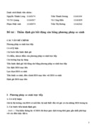 Thẩm định giá bất động sản bằng phương pháp so sánh các vấn đề chính