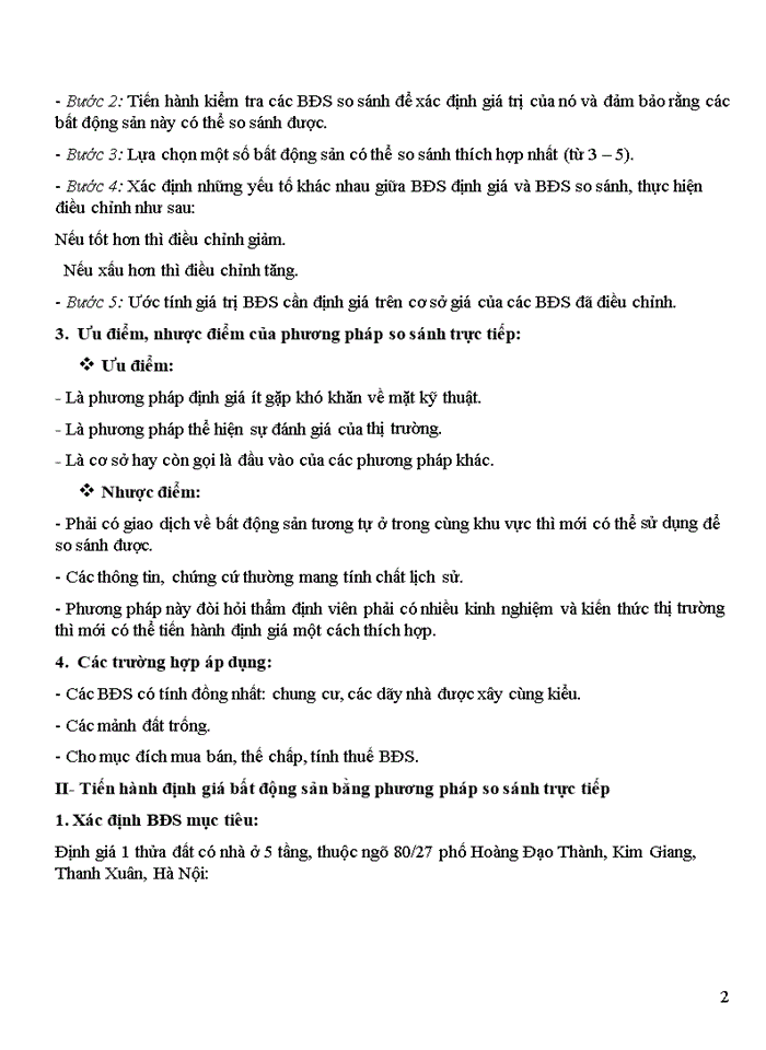 image for page Thẩm định giá bất động sản bằng phương pháp so sánh các vấn đề chính