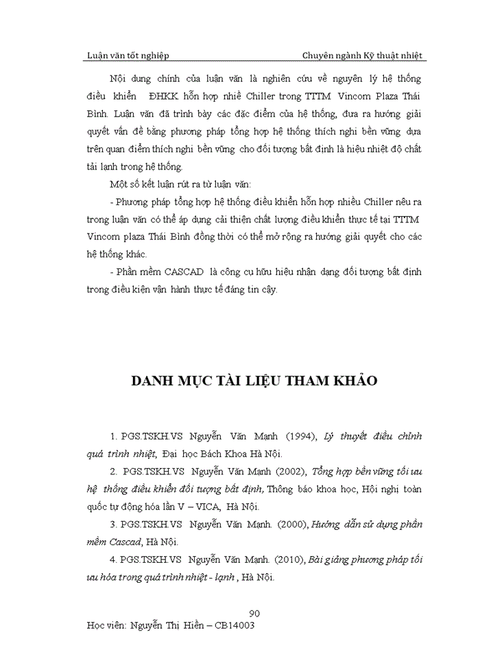 image for page Tổng hợp bộ điều khiển năng suất lạnh cho tttm vincom plaza thái bình