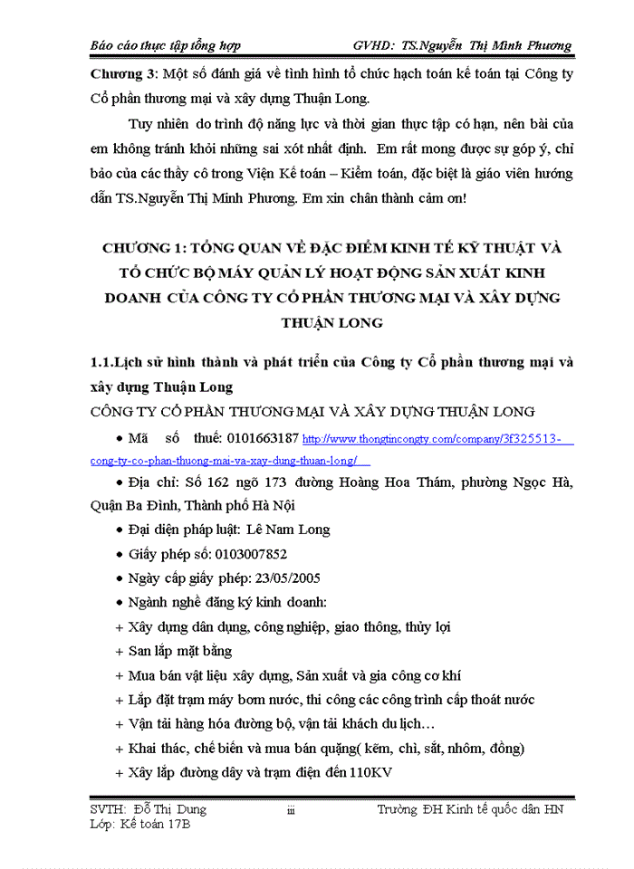 image for page Đánh giá về tình hình  tổ chức hạch toán kế toán tại công ty cổ phần thương mại và xây dựng thuận long