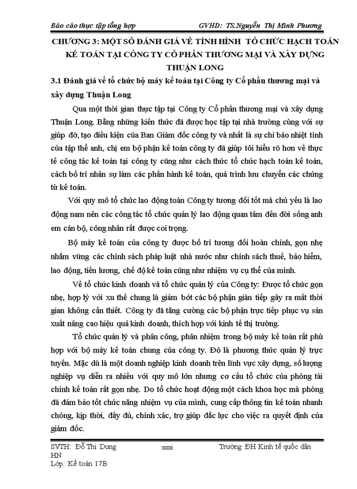 image for page Đánh giá về tình hình  tổ chức hạch toán kế toán tại công ty cổ phần thương mại và xây dựng thuận long