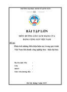 Phân tích những điều kiện hiện nay trong quá trình Việt Nam tiến hành công nghiệp hóa - hiện đại hóa