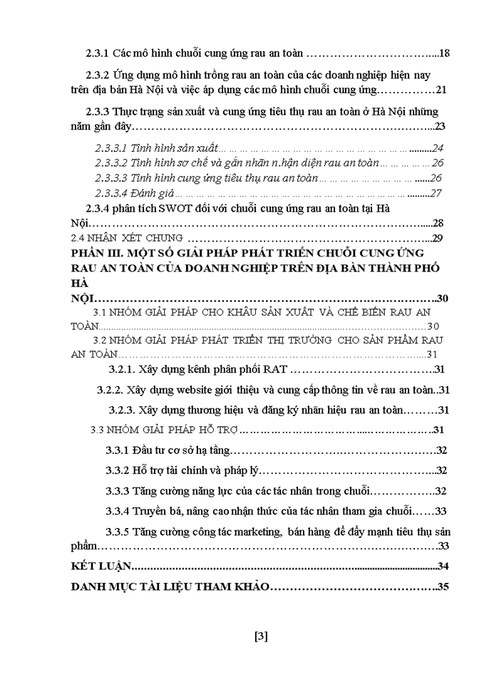 image for page Nghiên cứu các mô hình chuỗi cung ứng mặt hàng rau an toàn của doanh nghiệp trên địa bàn thành phố Hà Nội