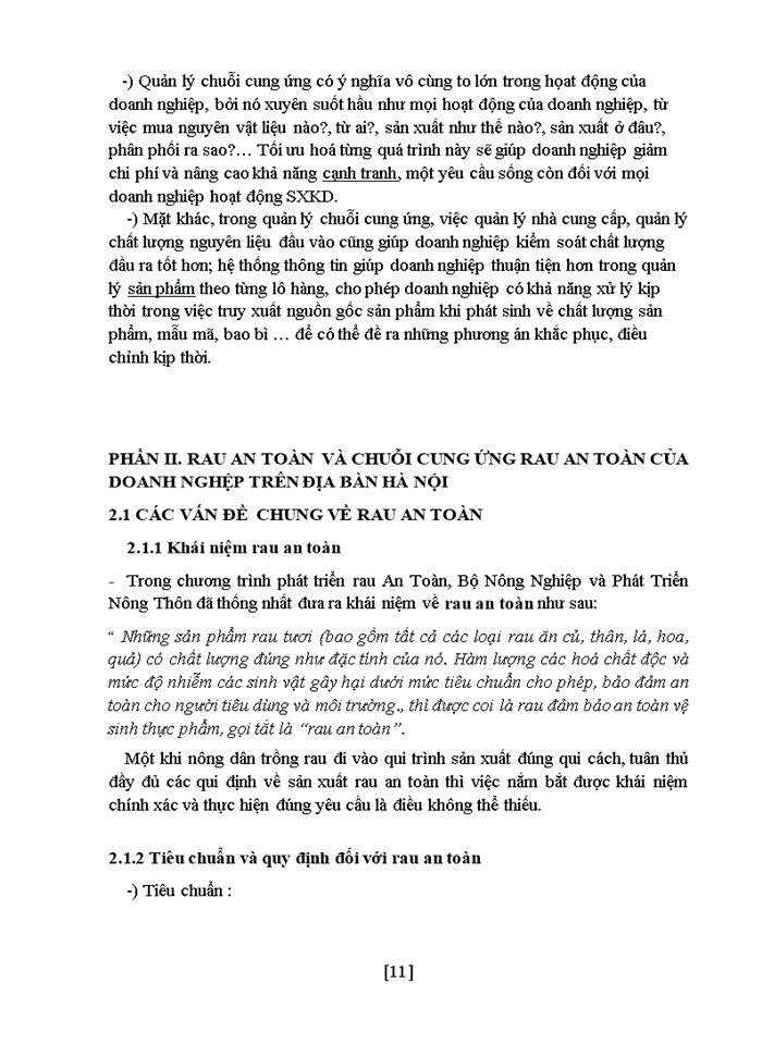 image for page Nghiên cứu các mô hình chuỗi cung ứng mặt hàng rau an toàn của doanh nghiệp trên địa bàn thành phố Hà Nội