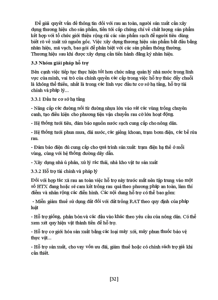 image for page Nghiên cứu các mô hình chuỗi cung ứng mặt hàng rau an toàn của doanh nghiệp trên địa bàn thành phố Hà Nội