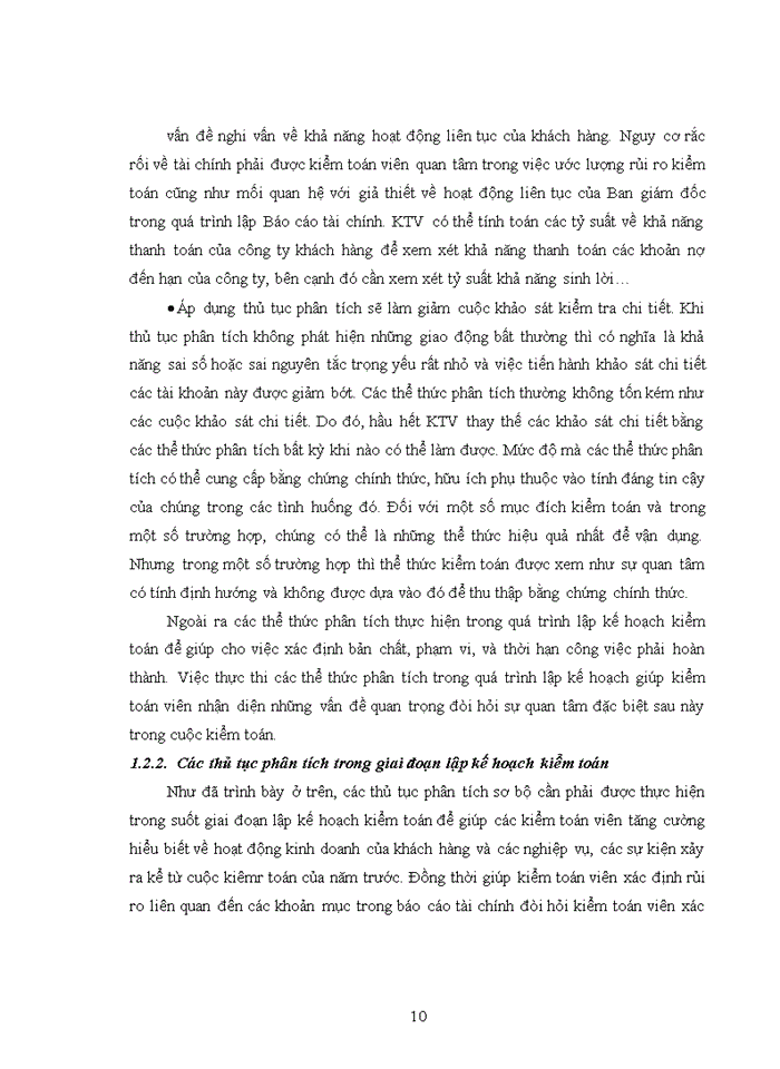 image for page Vận dụng thủ tục phân tích trong giai đoạn lập kế hoạch kiểm toán