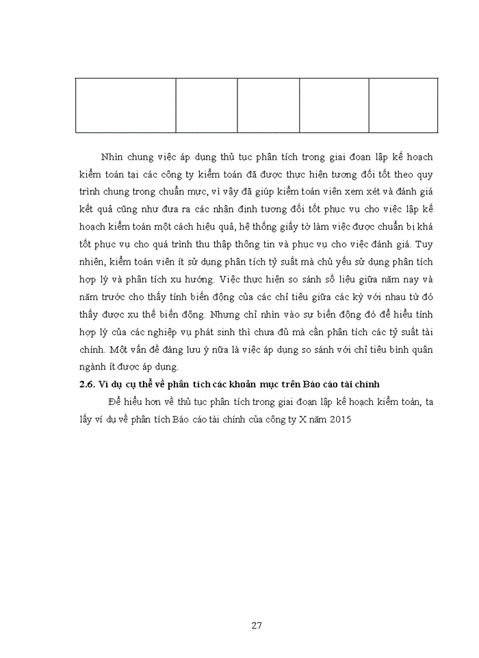 image for page Vận dụng thủ tục phân tích trong giai đoạn lập kế hoạch kiểm toán