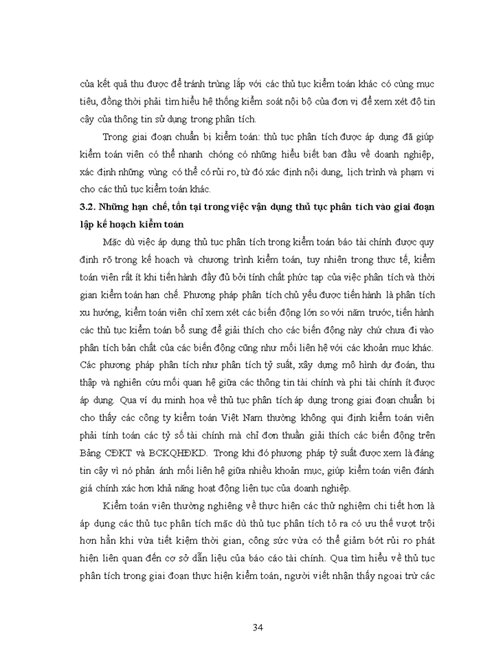 image for page Vận dụng thủ tục phân tích trong giai đoạn lập kế hoạch kiểm toán