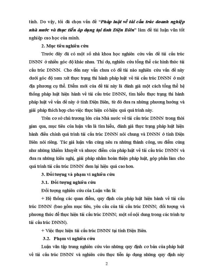 image for page Pháp luật về tái cấu trúc doanh nghiệp nhà nước và thực tiến áp dụng tại tỉnh Điện Biên