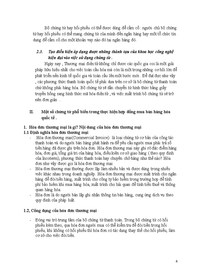 image for page Chứng từ trong thực hiện hợp đồng mua bán hàng hóa quốc tế.