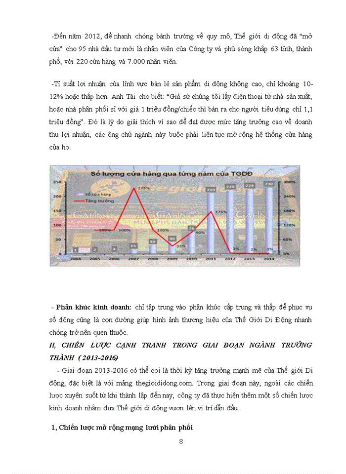 image for page Chiến lược cạnh tranh của thế giới di động trong giai  đoạn môi trường ngành bão hòa
