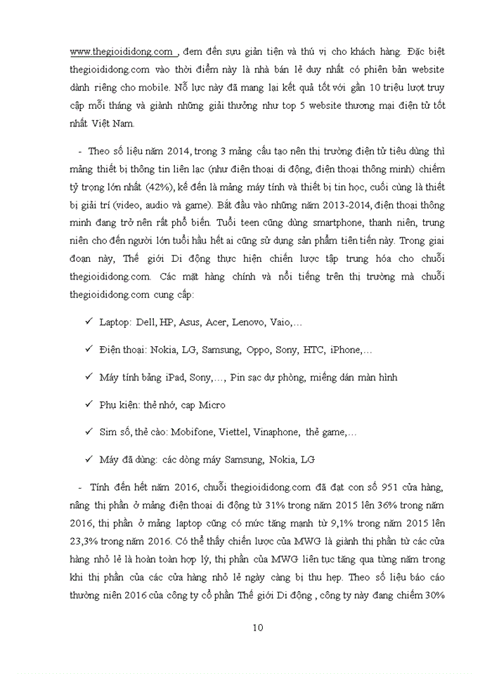 image for page Chiến lược cạnh tranh của thế giới di động trong giai  đoạn môi trường ngành bão hòa