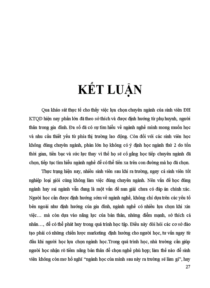 image for page Ảnh hưởng của việc học đúng chuyên ngành tới kết quả học tập của sinh viên