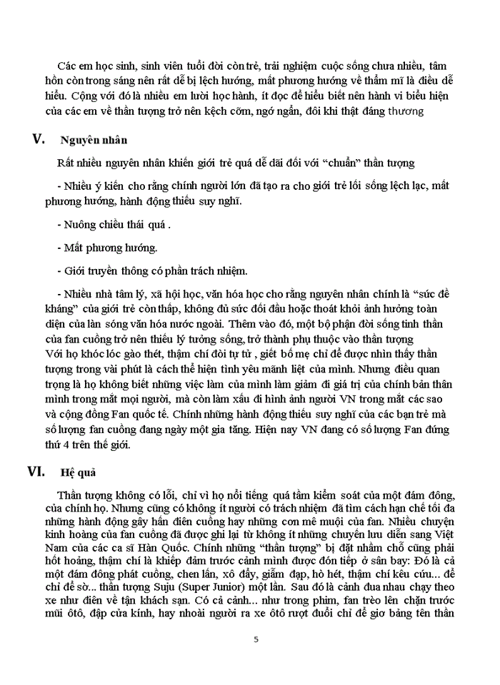 image for page Bình luận về hình tượng thần tượng trong xã hội hiện nay dưới góc độ xã hội học