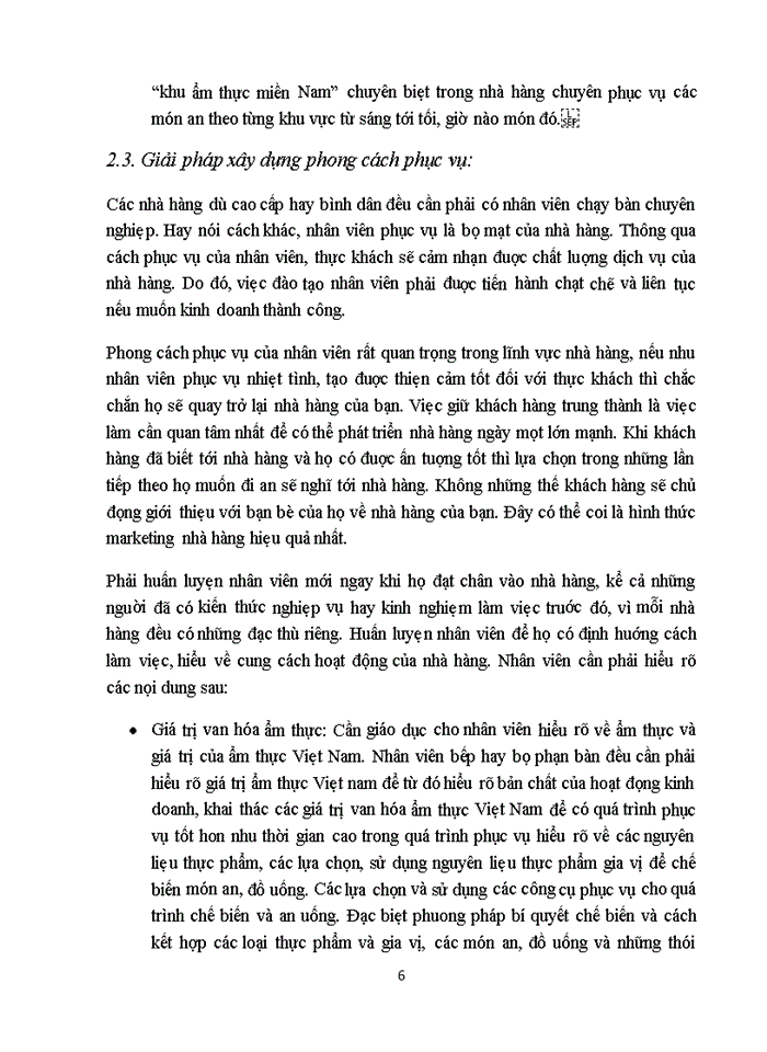 image for page Giải pháp khai thác giá trị ẩm thực Việt Nam tại các khách sạn 5 sao trên địa bàn Hà Nội