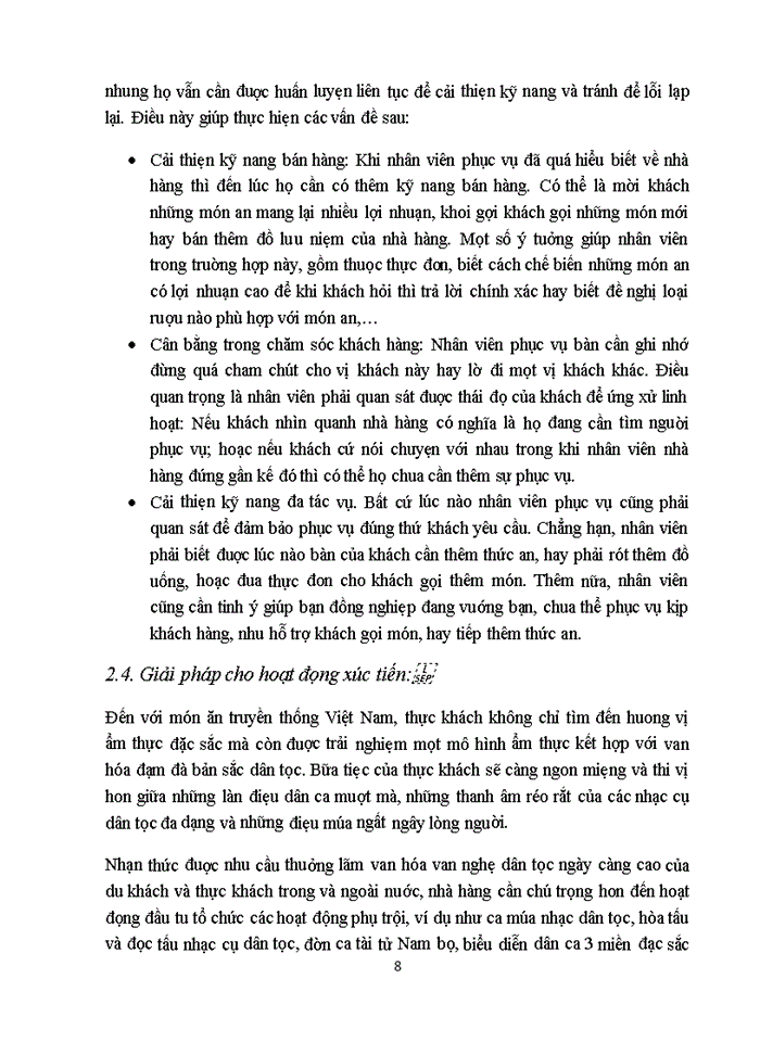 image for page Giải pháp khai thác giá trị ẩm thực Việt Nam tại các khách sạn 5 sao trên địa bàn Hà Nội