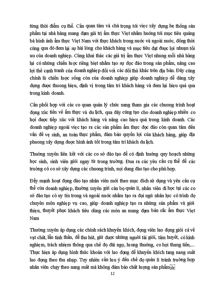image for page Giải pháp khai thác giá trị ẩm thực Việt Nam tại các khách sạn 5 sao trên địa bàn Hà Nội