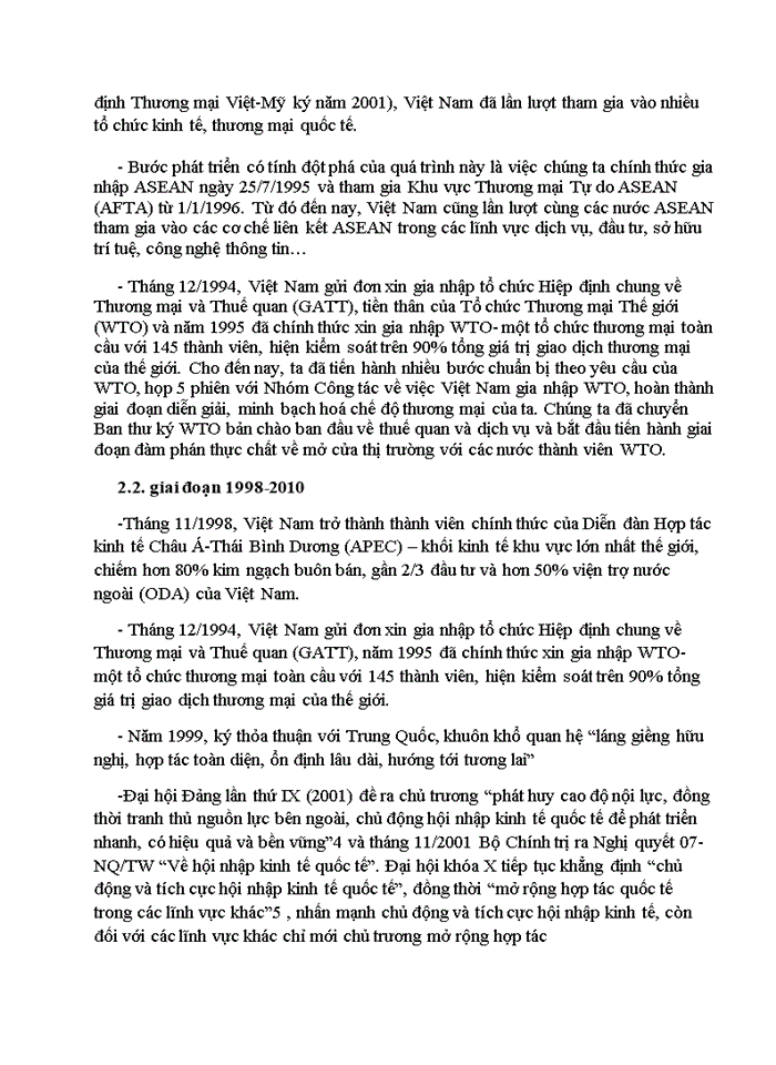 image for page Kinh tế Việt Nam hội nhập quốc tế trong các thời kì