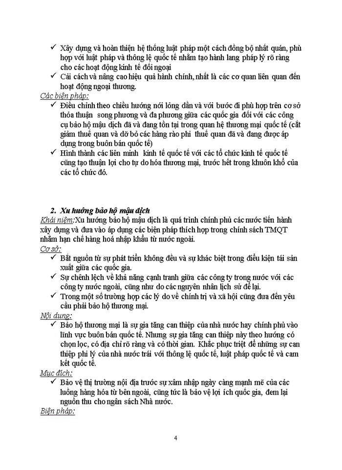 image for page Xu hướng trong chính sách thương mại quốc tế và liên hệ thực tế Việt Nam