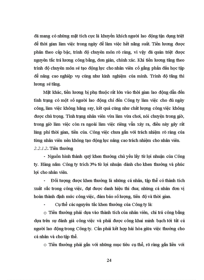 image for page Tạo động lực làm việc cho người lao động tại công ty cổ phần Sông Cấm