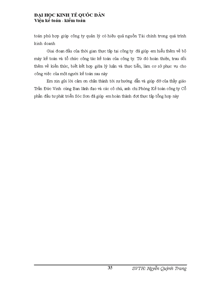 image for page Đánh giá về tình hình tổ chức hạch toán kế toán tại công ty cổ phần đầu tư phát triển Sóc Sơn