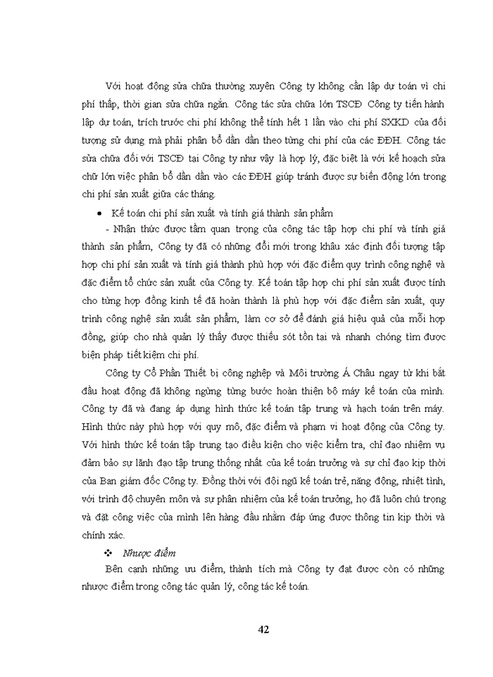 image for page Đánh giá khái quát tổ chức kế toán tại công ty cổ phần thiết bị công nghiệp và môi trường á châu và một số đề xuất