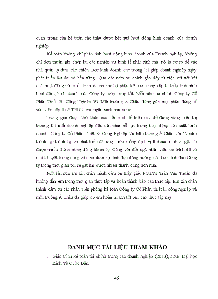 image for page Đánh giá khái quát tổ chức kế toán tại công ty cổ phần thiết bị công nghiệp và môi trường á châu và một số đề xuất