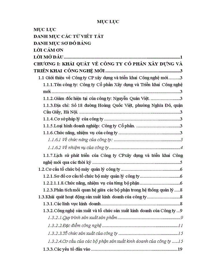 image for page Một số kiến nghị và giải pháp cho công ty cổ phần xây dựng và triển khai công nghệ mới