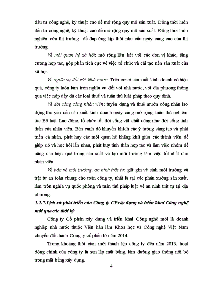 image for page Một số kiến nghị và giải pháp cho công ty cổ phần xây dựng và triển khai công nghệ mới