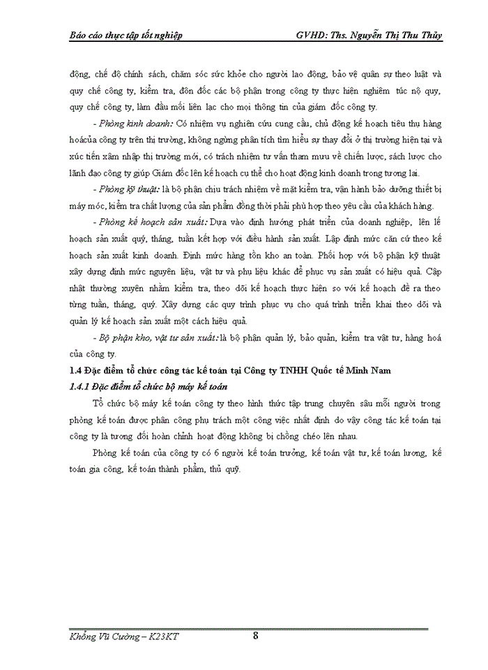 image for page Một số ý kiến nhận xét và hoàn thiện về công tác kế toán tiền lương và các khoản trích theo lương tại công ty TNHH quốc tế Minh Nam
