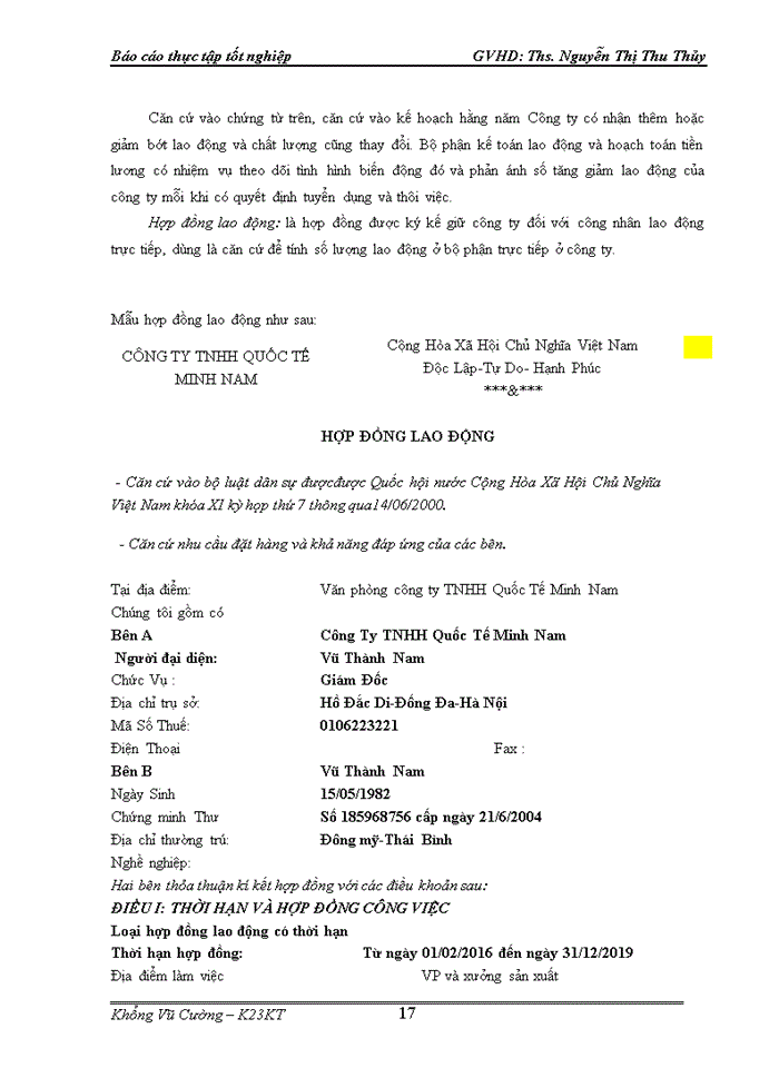 image for page Một số ý kiến nhận xét và hoàn thiện về công tác kế toán tiền lương và các khoản trích theo lương tại công ty TNHH quốc tế Minh Nam