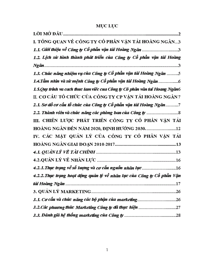 image for page Chiến lược phát triển công ty cổ phần vận tải hoàng ngân đến năm 2020, định hướng 2030.