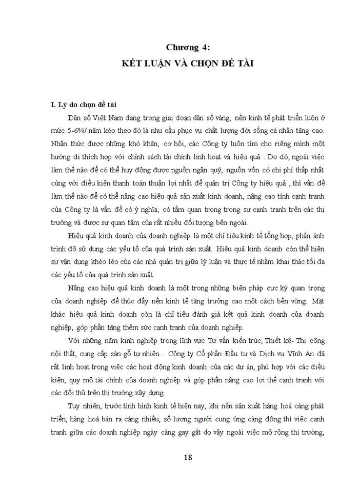 image for page Thực trạng hoạt động kinh doanh của Công ty Cổ phần Đầu tư và dịch vụ Vĩnh An.