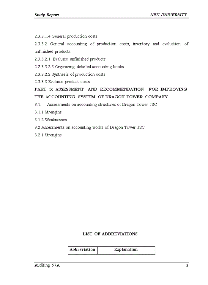 image for page Assessment and recommendation for improving the accounting system of dragon tower company
