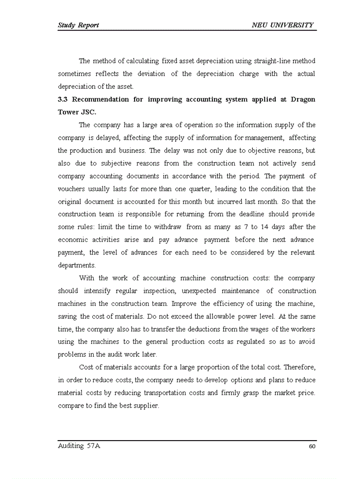 image for page Assessment and recommendation for improving the accounting system of dragon tower company