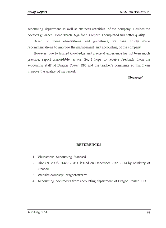 image for page Assessment and recommendation for improving the accounting system of dragon tower company