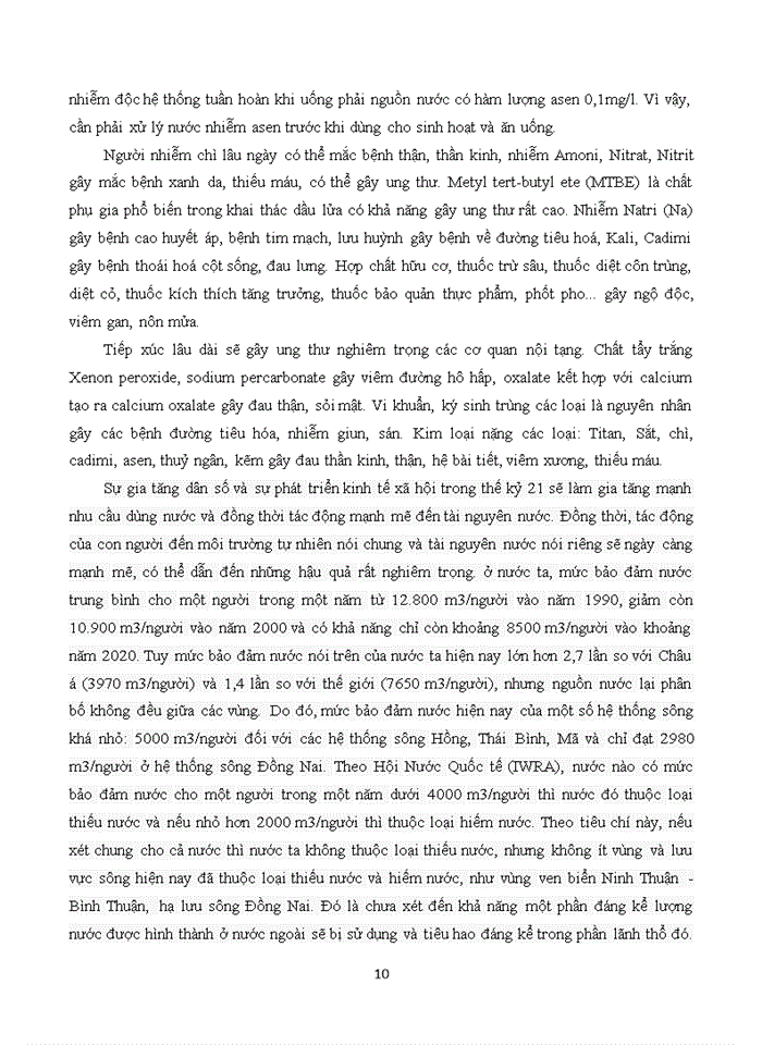 image for page Suy thoái tài nguyên nước và sự khan hiếm nước trong thời gian qua, nguyên nhân và giải pháp.
