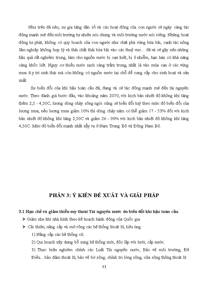 image for page Suy thoái tài nguyên nước và sự khan hiếm nước trong thời gian qua, nguyên nhân và giải pháp.