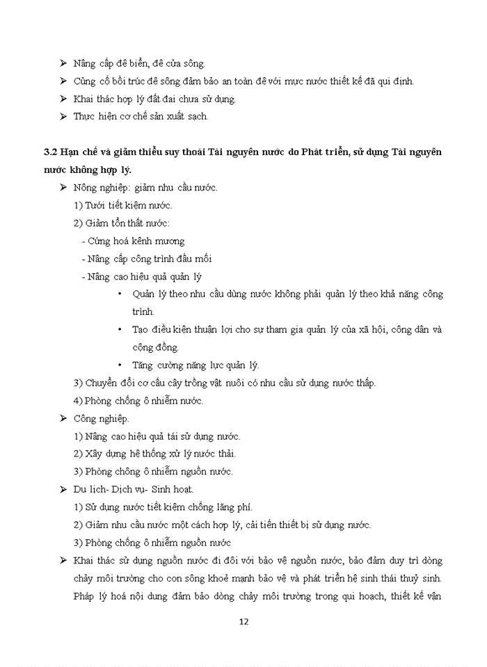 image for page Suy thoái tài nguyên nước và sự khan hiếm nước trong thời gian qua, nguyên nhân và giải pháp.