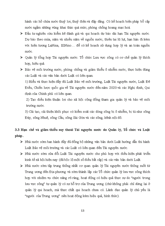 image for page Suy thoái tài nguyên nước và sự khan hiếm nước trong thời gian qua, nguyên nhân và giải pháp.